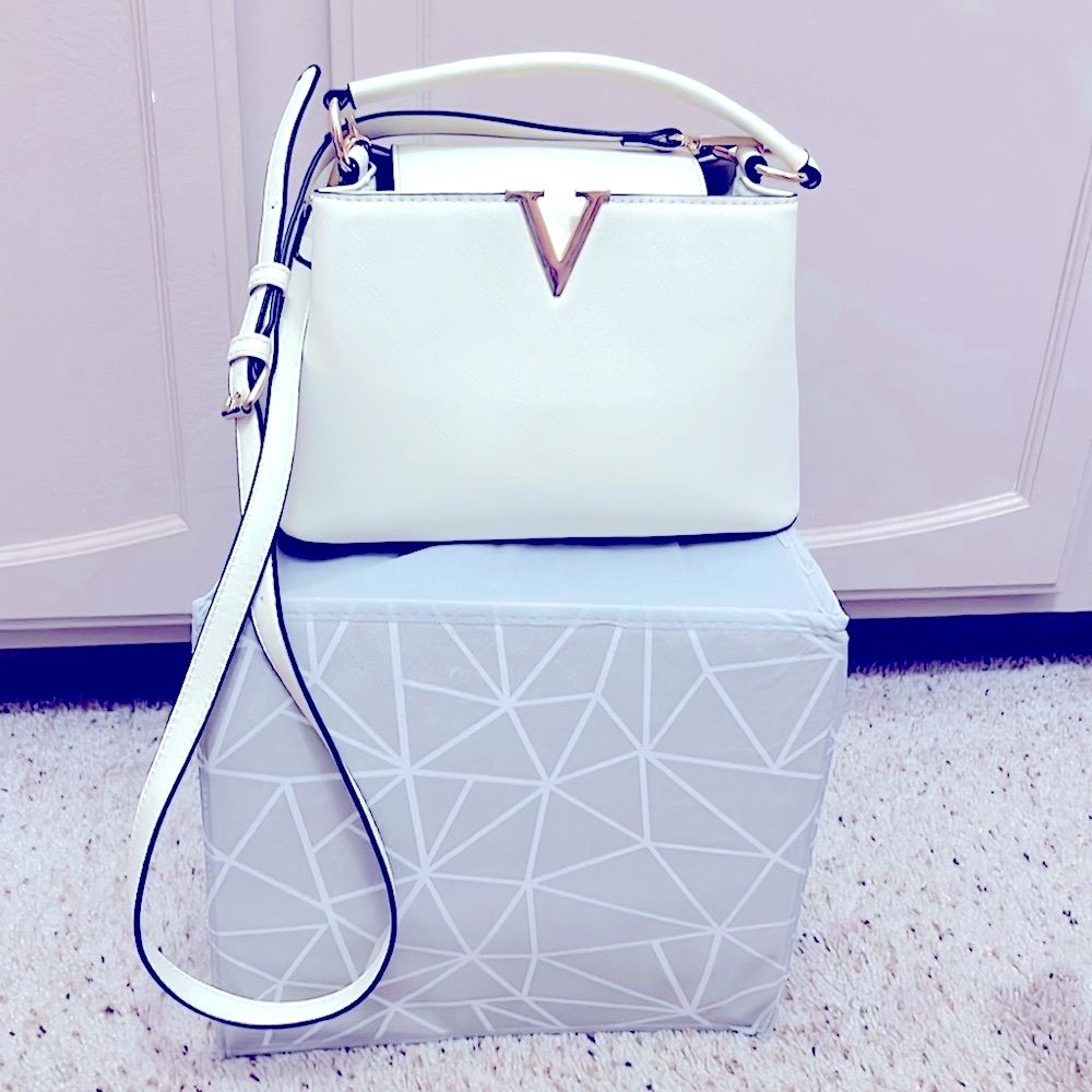 Textured Faux Leather Convertible Crossbody Bag